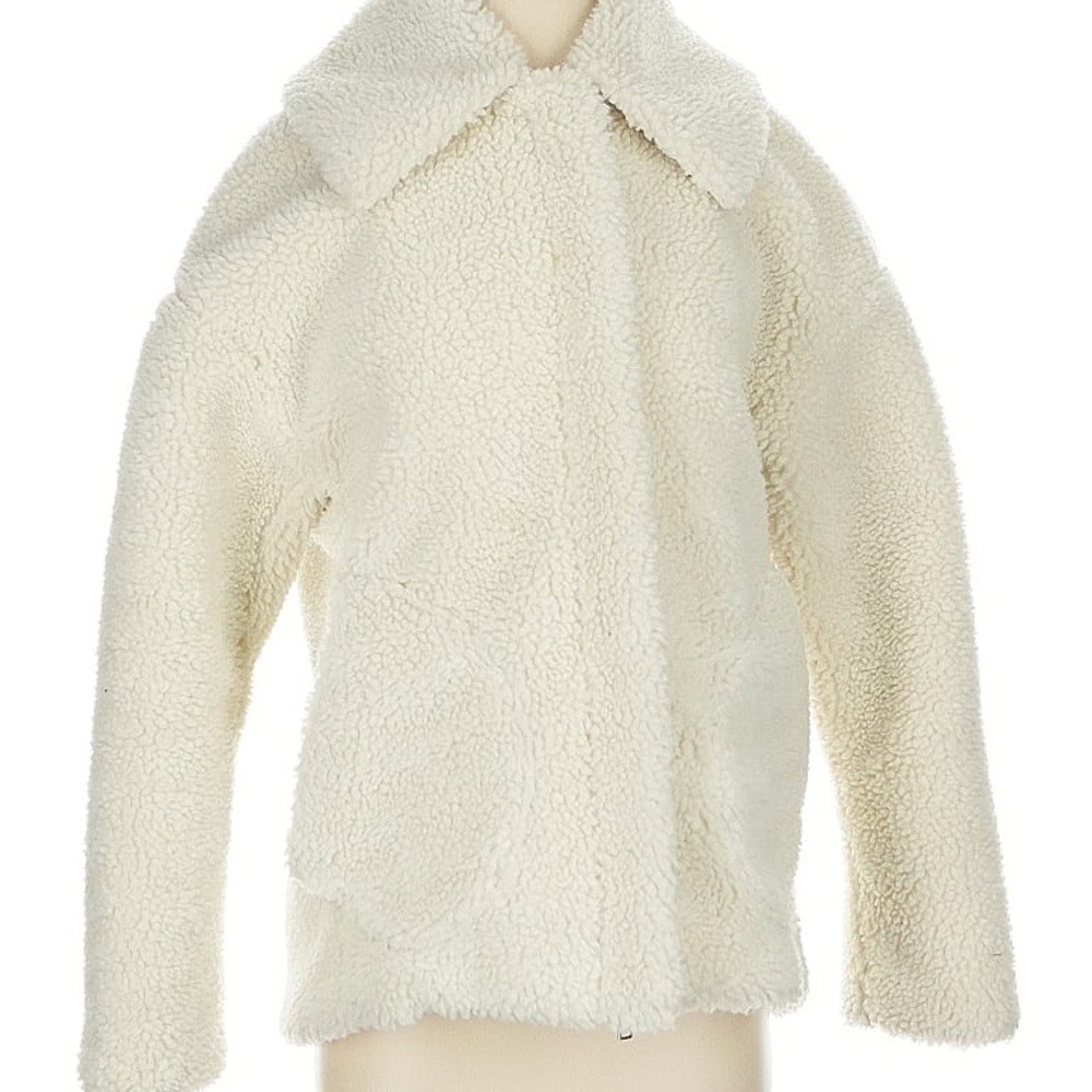 Theory Cream Teddy Jacket - Small Petite